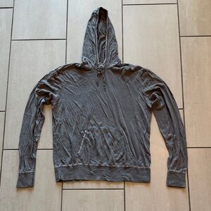 John Varvatos Heather Gray Hoodie
